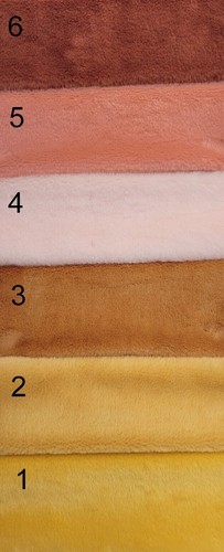 8mm soft faux fur fabric - , for