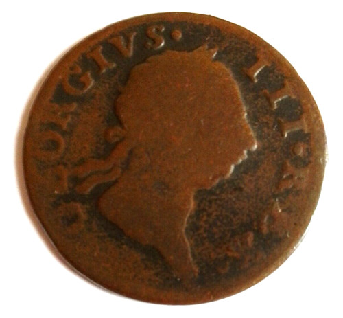 Hibernia copper half penny