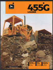 John Deere "455G" Tracked Loader Shovel Brochure Leaflet