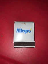 BRITISH LEYLAND FACTORY CARS SOUVENIR BOOK MATCHES,AUSTIN ALLEGRO CAR
