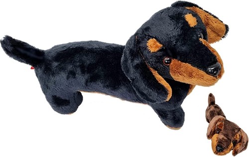 30cm sausage dog teddy - 30cm,
