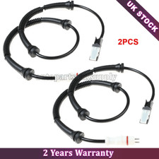 2PCS Front ABS Wheel Speed Sensor 4418054 For Vauxhall Vivaro Renault Trafic