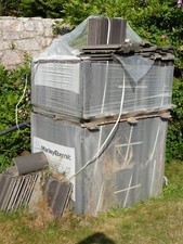 Marley Ludlow Dark Grey Concrete Roof Tiles, New & Unused, 330x420mm