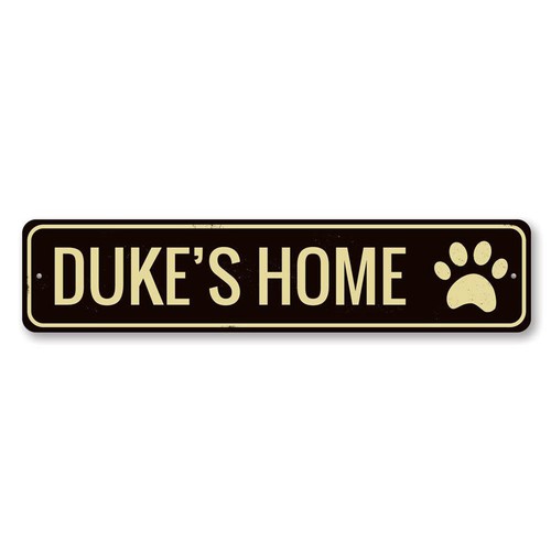 Pet home sign personalized - home, sign,
