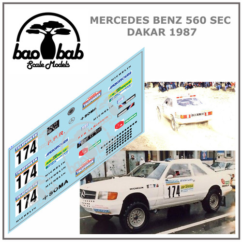 Decals mercedes benz 560 - mercedes,
