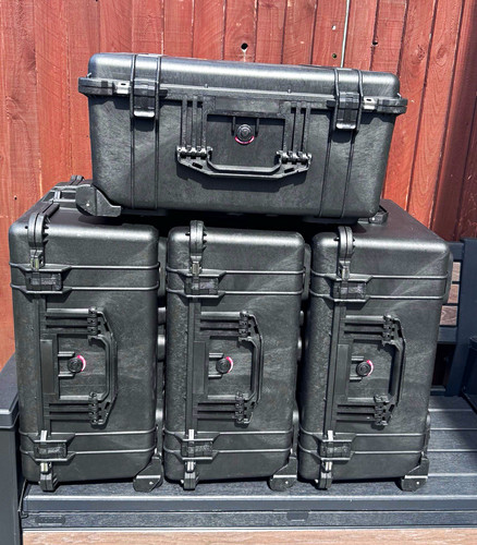 Peli case 1610 black - 1610, wheeled