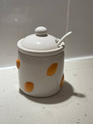 Ceramic storage jar sugar - ceramic,