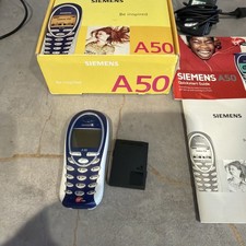Siemens A50 Blue Mobile Phone