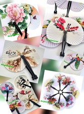 Hand Fan Portable Folding Hand Fans Decoration Wedding Summer Paper Handheld Fan