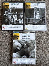 Ingmar Bergman Collection 3 DVD’s R0 (All) The Silence/Persona/Winter Light VGC
