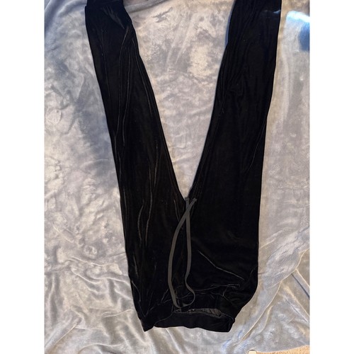 Shein sxy black velvet - black,
