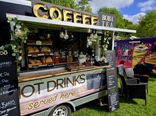 Coffee Milkshake Waffles Trailer Catering Cafe Shop Mobile Food