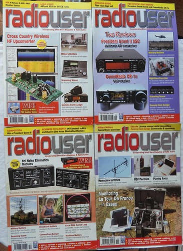 Radio user magazines - radio, x
