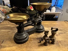 Vintage Cast Iron Weighing