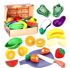 26pcs Pretend Food Play Food