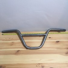 Premium Solo Plus BMX Bars Raw 27" Wide 8" Rise Handlebars Street Park Dirt
