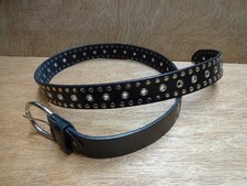 Black Medieval, Viking Studded Tunic Belt For Re-enactment Stage & LARP