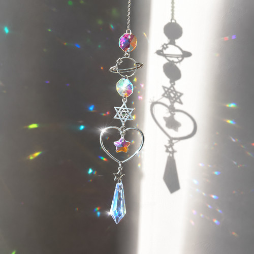Crystal wind chime rainbow - crystal,