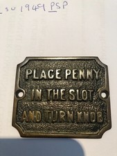 Rare Victorian Brass / Gun