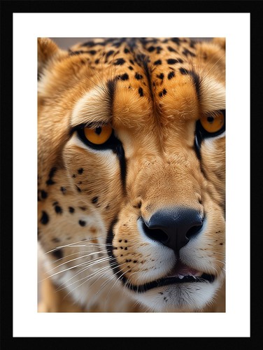 Epic cheetah framed - wall, art