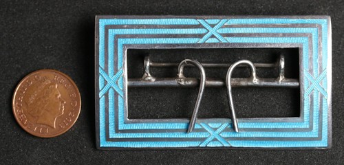 Edwardian silver turquoise - silver, &
