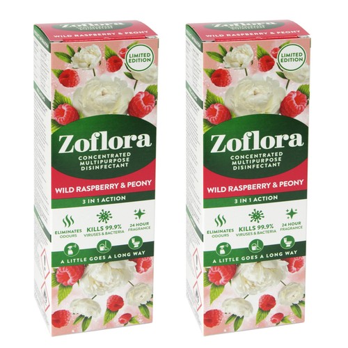 Zoflora wild raspberry peony - &,