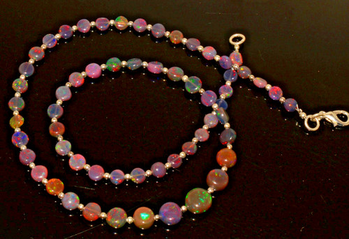 Rainbow fire black opal gems - rainbow,