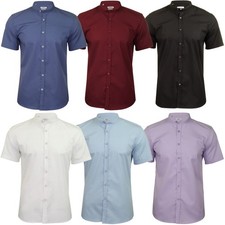 Xact Mens Mock Neck Poplin