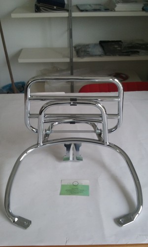 Chrome rear luggage - luggage, rack