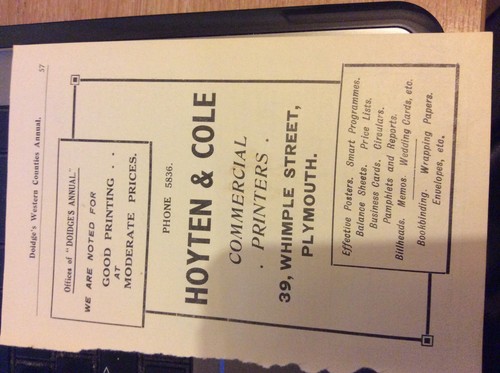 Ephemera 1939 advert - q2-1,