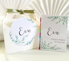 Personalised Childrens Wedding Activity Box | Pack | Party Bag | Favour Foliage