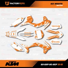 White & Orange Graphics Kit