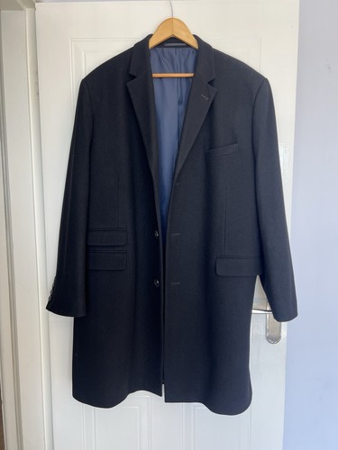 Men black crombie coat - men’s,
