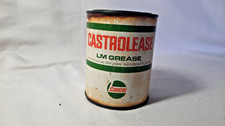 Vintage Castrol Castrolease LM Grease 1lb tin..some contents see listing