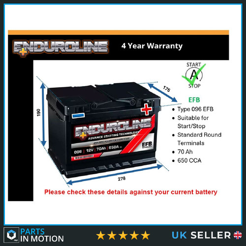 Efb battery fits porsche - battery, macan