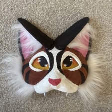 Very High Quality Therian Cat Mask Brown