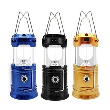 2x Portable Camping Lanterns LED Outdoor Camp Battery Operated Tent Light UK