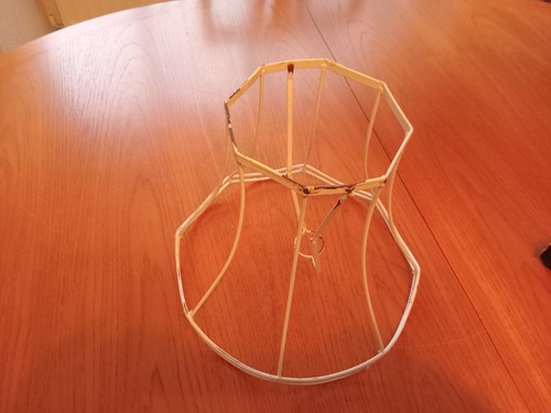 Vintage wire lamp shade - wire, frame