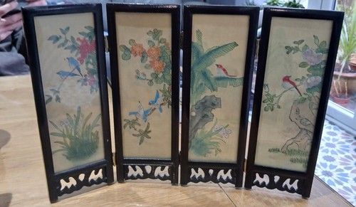 Chinese minature polyptych - chinese,
