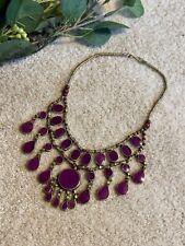 Afghan Stone Layer Necklace Statement Boho Costume Jewellery Tribal Ethnic Jewel