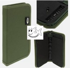 NGT Stiff Rig Wallet with 20 Pins Green for Carp Coarse Fishing Hair Rigs
