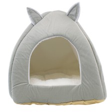 TRIXES Kitten Cat Bed Grey
