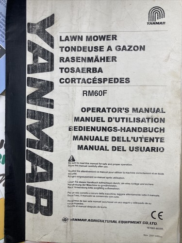 Yanmar lawnmower rm60f - yanmar,