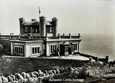 Swanage Durleston Castle Real Photo Postcard by Photo Precision (RPPC) Dorset
