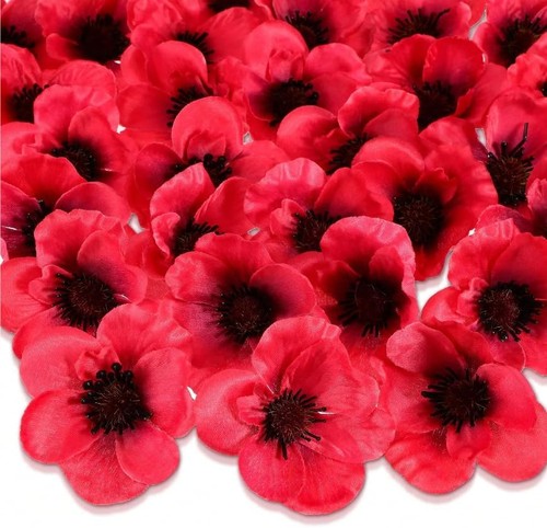Pcs artificial poppy - 60,