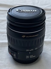 CANON EF 28-105mm f/4-5.6 USM Wide Tele Zoom Lens w/ Front & Rear Lens Caps A+++