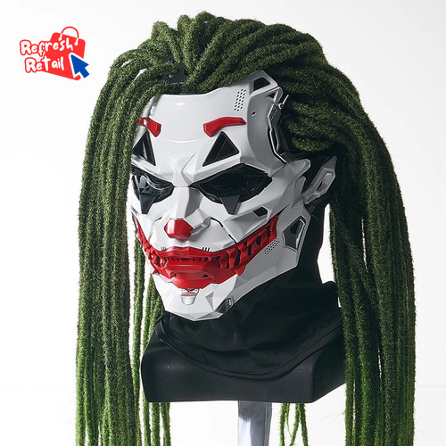 Joker cyberpunk mask resin - joker,