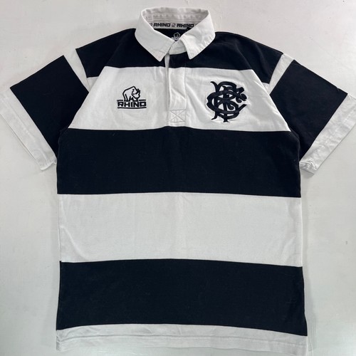 Rhino rugby shirt mens black - rhino,