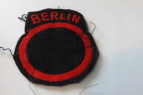 Military cloth badge berlin - badge,