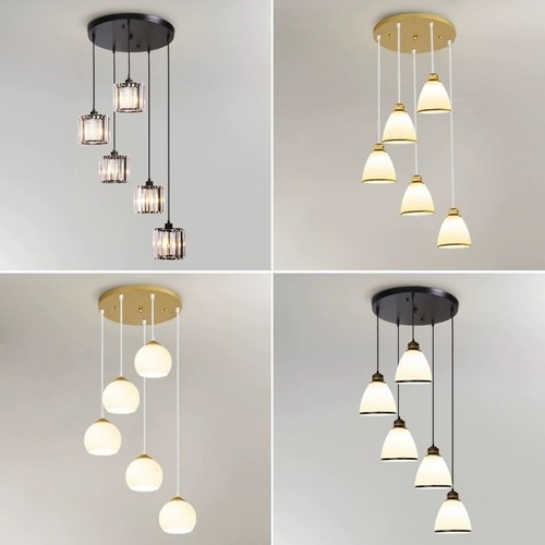 Long chandelier staircase - long,
